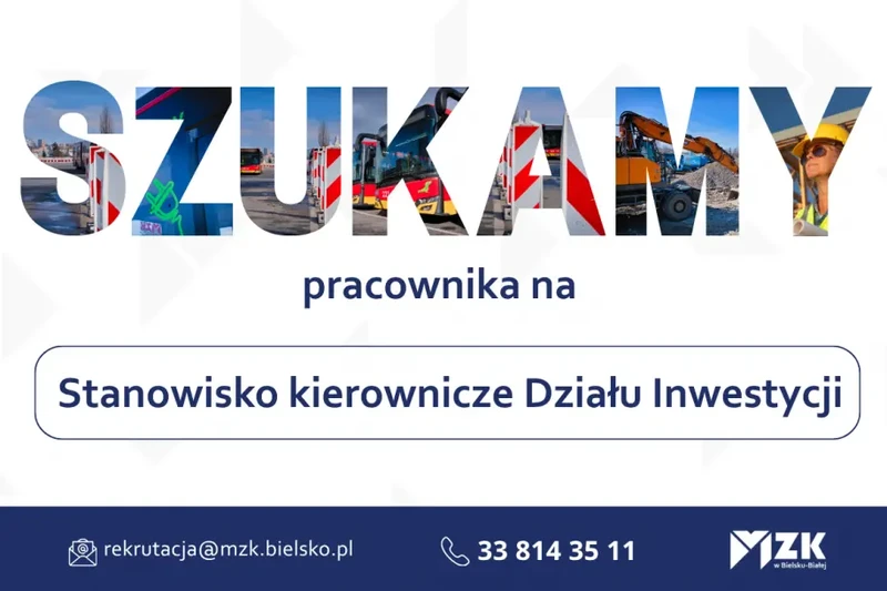 Stanowisko Kierownicze Działu Inwestycji w Miejskim Zakładzie Komunikacyjnym Sp. z o.o.
