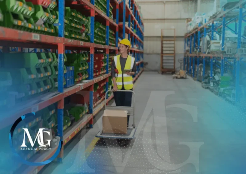 Pomocnik w magazynie i hali produkcyjnej