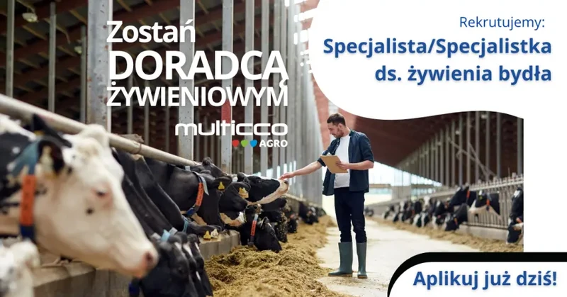 Specjalista / Specjalistka ds. żywienia bydła (Ekspert ds. żywienia zwierząt)