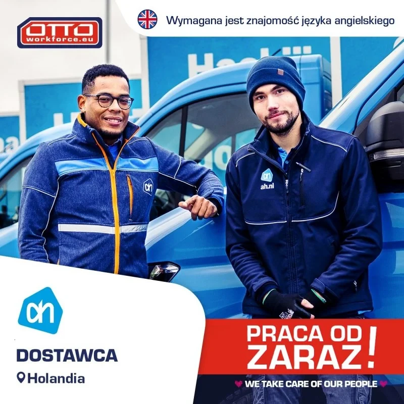 Kierowca kat. B | Dostawca zakupów w Holandii | Wiele lokalizacji