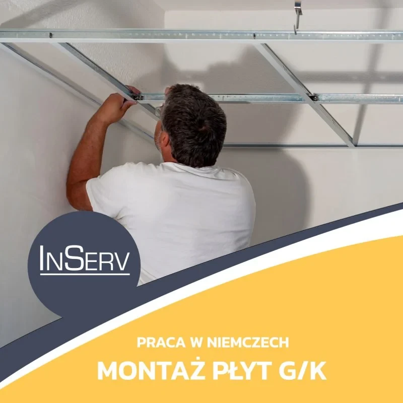 Monter płyt G/K - praca w Niemczech (m/k)