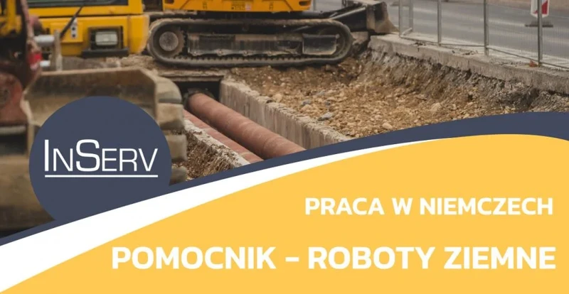 Pomocnik przy robotach ziemnych w Niemczech