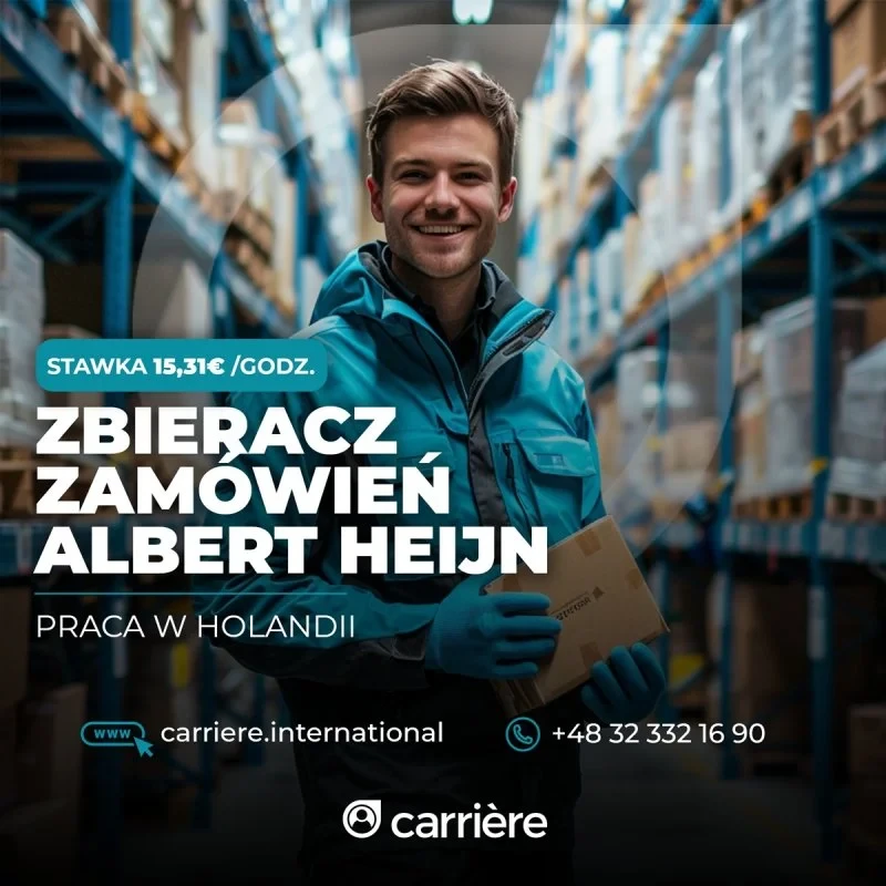 ZBIERACZ ZAMÓWIEŃ W ALBERT HEIJN - od €15,31 brutto/h