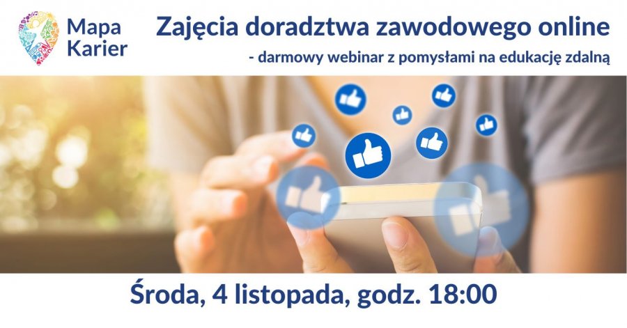 Zajęcia doradztwa zawodowego online - darmowy webinar