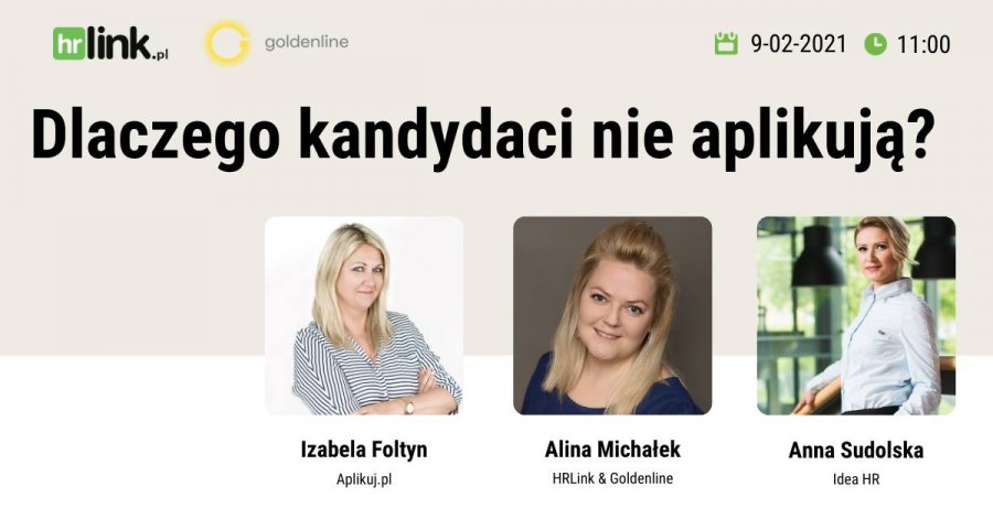 Dlaczego kandydaci nie aplikują? Webinar dla skutecznego rekrutera i skutecznej rekruterki