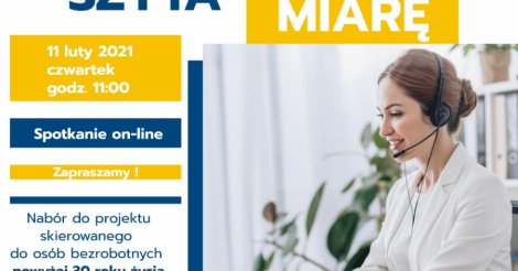 Praca szyta na miarę - projekt dla osób bezrobotnych 30+